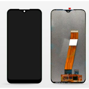 Samsung Galaxy A01 (A015M)Hong Kong Servis (Kalın Soketli) Çıtasız Ekran Dokunmatik Siyah